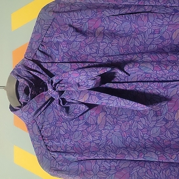 Vintage Pendleton Country Sophisticates Women's Button Up Blouse & Scarf/Bow 10 - Picture 2 of 8